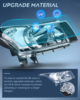 Nilight 2011 2012 2013 2014 2015 Chevy Cruze 2016 Cruze Limited Headlight Assembly Chrome Housing Clear Reflector, view 5