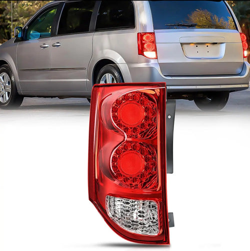 Nilight 2011 2012 2013 2014 2015 2016 2017 2018 2019 2020 Dodge Grand Caravan Tail light Assembly Rear Lamp Replacement OE Style Driver Side