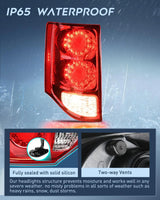 Nilight 2011 2012 2013 2014 2015 2016 2017 2018 2019 2020 Dodge Grand Caravan Tail light Assembly Rear Lamp Replacement OE Style Driver Side, view 3