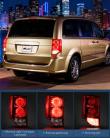 Nilight 2011 2012 2013 2014 2015 2016 2017 2018 2019 2020 Dodge Grand Caravan Tail light Assembly Rear Lamp Replacement OE Style Passenger Side, view 3