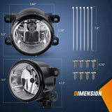 Nilight 2013 2014 2015 Honda Accord Civic 2016 2017 2018 Pilot 2014 2015 2016 2017 Compass 2013 2014 2015 Crosstour CRV Chrysler 2017 2018 JEEP Cherokee 2010-2018 RDX TSX TL ILX Fog Lights Assembly, view 6