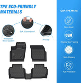 Nilight 2013 2014 2015 2016 Ford Fusion Lincoln MKZ TPE Floor Mats, view 3