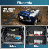 Nilight 2013 2014 2015 2016 2017 2018 2019 Ford Escape Retractable Trunk Cargo Cover With Trunk Storage Net, view 2