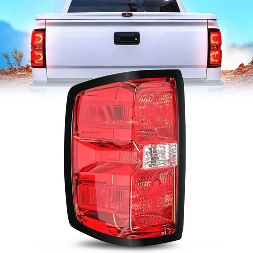 Nilight 2014 2015 2016 2017 2018 2019 Chevy Silverado 1500 2500HD 3500HD 2015 2016 2017 2018 2019 GMC Sierra 3500HD 2019 Silverado 1500LD Tail light Assembly Rear Lamp Driver Side