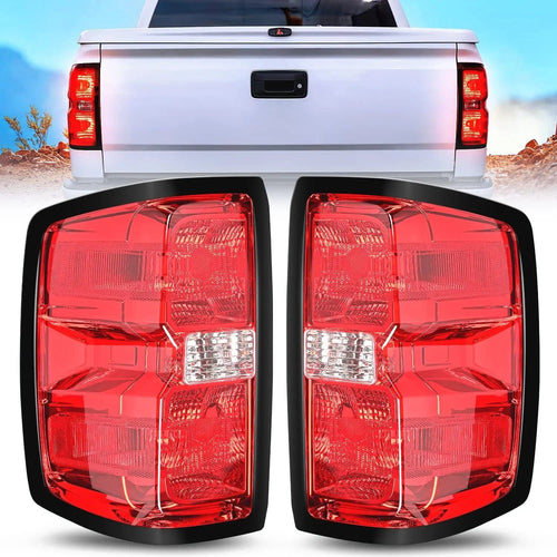 Nilight 2014 2015 2016 2017 2018 2019 Chevy Silverado 1500 2500 HD 3500 HD 2015 2016 2017 2018 2019 GMC Sierra 3500HD 2019 Silverado 1500LD OE Style Tail light Assembly Rear Lamp Replacement