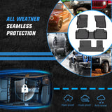 Nilight 2014 2015 2016 2017 2018 2019 2020 2021 Mitsubishi Outlander TPE Floor Mats, view 5