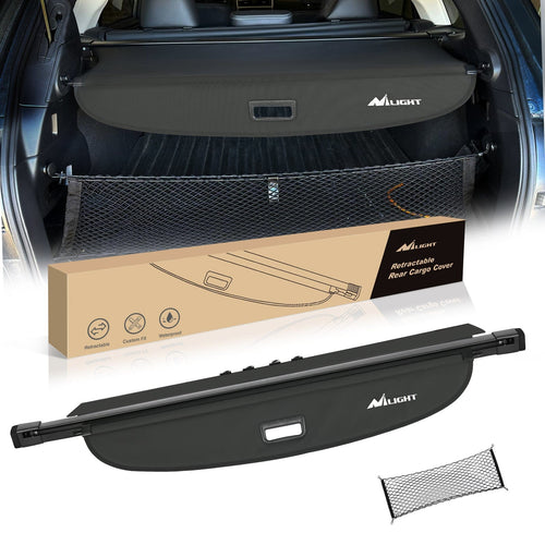 Nilight 2015 2016 2017 2018 2019 Subaru Outback Retractable Trunk Cargo Cover With Trunk Storage Net
