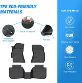 Nilight 2015 2016 2017 2018 2019 Subaru Outback Legacy TPE Floor Mats, view 3