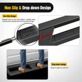 Nilight 2015 2016 2017 2018 2019 2020 2021 2022 2023 Chevy Colorado/GMC Canyon Crew Cab Running Boards Dual-Stage Textured Black Powder Coated Slip-Proof Side Step Nerf Bars Running Boards, view 5