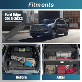 Nilight 2015 2016 2017 2018 2019 2020 2021 2022 2023 Ford Edge Retractable Trunk Cargo Cover With Trunk Storage Net, view 2