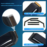 Nilight 2015 2016 2017 2018 2019 2020 2021 2022 2023 Ford F150 SuperCrew SVT Raptor SuperCrew Rain Guards Acrylic 4Pcs, view 4