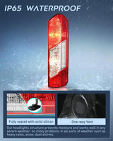 Nilight 2015 2016 2017 2018 2019 2020 2021 2022 2023 Ford Transit 150 250 350 350 Tail light Assembly Rear Lamp Replacement OE Style Passenger Side, view 4