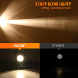 Nilight 2016 2017 2018 Toyota RAV4 Fog Lights Assembly Clear Lens H11 552 Halogen Bulbs, view 6
