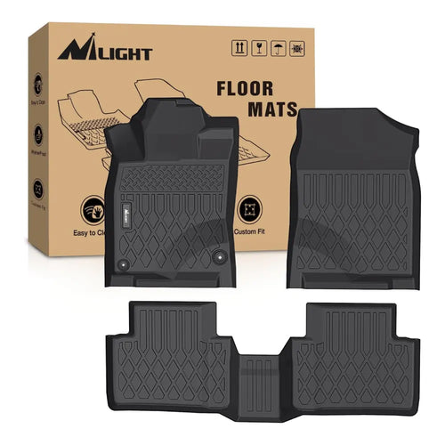 Nilight 2016 2017 2018 2019 2020 2021 Honda Civic Coupe/Sedan/Type R / 2017 2018 2019 2020 2021 Civic Hatchback TPE Floor Mats