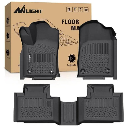 Nilight 2016 2017 2018 2019 2020 2021 2022 2023 Dodge Durango / Jeep Grand Cherokee TPE Floor Mats