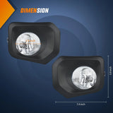 Nilight 2016 2017 2018 2019 2020 2021 2022 2023 Toyota Tacoma SR SR5 Fog Light Assembly Clear Lens, view 5