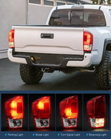 Nilight 2016 2017 2018 2019 2020 2021 2022 2023 Toyota Tacoma Taillight Assembly Rear Lamp Replacement OE Style Driver Side, view 3