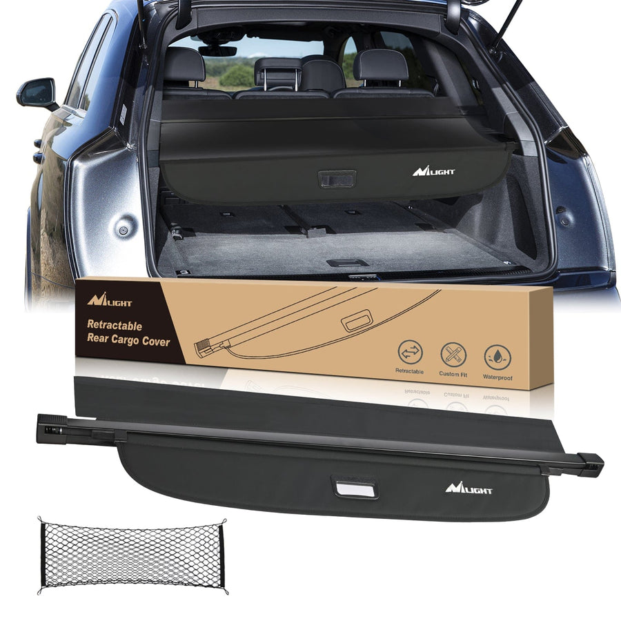 Nilight 2016 2017 2018 2019 2020 2021 2022 2023 2024 2025 Audi Q7 Retractable Trunk Cargo Cover With Trunk Storage Net