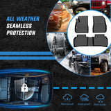 Nilight 2016 2017 2018 2019 2020 2021 2022 2023 2024 2025 Chevy Malibu TPE Floor Mats, view 5