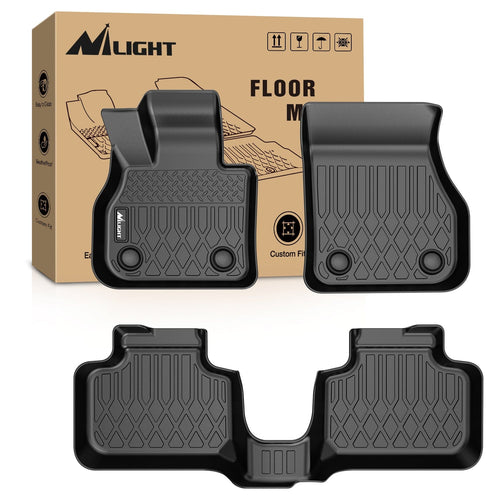 Nilight TPE Floor Mats for Mini Countryman F60 (Not for Manual Transmission) 2017 2018 2019 2020 2021 2022 2023 2024 All Weather Custom Fit Heavy Duty Floor Liners