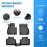 Nilight TPE Floor Mats for Mini Countryman F60 (Not for Manual Transmission) 2017 2018 2019 2020 2021 2022 2023 2024 All Weather Custom Fit Heavy Duty Floor Liners, view 3
