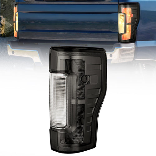 Nilight 2017 2018 2019 Ford F250 F350 Super Duty Rear Lamp Replacement Taillight Assembly OE Style Passenger Side Smoke Lens (25% OFF Final Checkout)