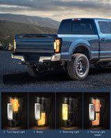 Nilight 2017 2018 2019 Ford F250 F350 Super Duty Rear Lamp Replacement Taillight Assembly OE Style Passenger Side Smoke Lens (25% OFF Final Checkout), view 6