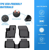 Nilight 2017 2018 2019 2020 Ford Fusion Lincoln MKZ TPE Floor Mats, view 3
