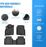 Nilight 2017 2018 2019 2020 2021 2022 Honda CRV (CR-V) TPE Floor Mats, view 3