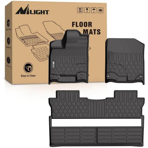 Nilight 2017 2018 2019 2020 2021 2022 2023 2024 2025 Honda Ridgeline Crew Cab TPE Floor Mats