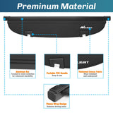 Nilight 2017 2018 2019 2020 2021 2022 2023 2024 2025 Mazda CX-5 Retractable Trunk Cargo Cover With Trunk Storage Net, view 3