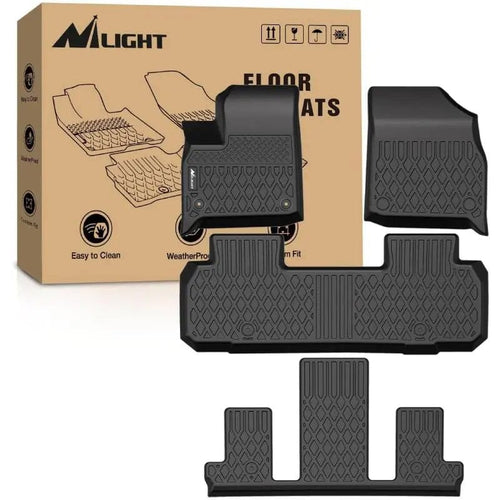 Nilight 2018 2019 2020 2021 2022 2023 2024 2025 Chevy Traverse Bucket Seats TPE Floor Mats (25% OFF Final Checkout)