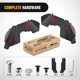 Nilight Front Inner Fender Liners for 2018+Wrangler JL JLU Gladiator JT 2/4 Dr Unlimited 2018 2019 2020 2021 2022 2023 2024 2025, view 3