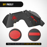 Nilight Front Inner Fender Liners for 2018+Wrangler JL JLU Gladiator JT 2/4 Dr Unlimited 2018 2019 2020 2021 2022 2023 2024 2025, view 5
