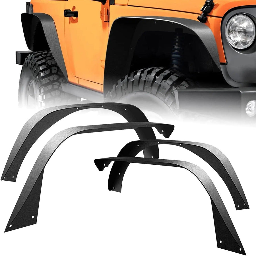 Nilight 2018 2019 2020 2021 2022 Jeep Wrangler JL JLU Front Rear Fender Flares Kit