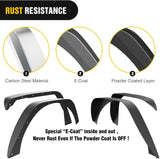 Nilight 2018 2019 2020 2021 2022 Jeep Wrangler JL JLU Front Rear Fender Flares Kit, view 3