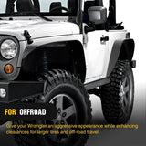 Nilight 2018 2019 2020 2021 2022 Jeep Wrangler JL JLU Front Rear Fender Flares Kit, view 6