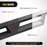 Nilight 2018 2019 2020 2021 2022 2023 2024 Jeep Wrangler JL Unlimited 4 Door Running Boards Dual-Stage Textured Black Powder Coated Slip-Proof Side Step Nerf Bars, view 3