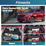 Nilight 2018 2019 2020 2021 2022 2023 2024 Chevy Equinox GMC Terrain Retractable Trunk Cargo Cover With Trunk Storage Net, view 2