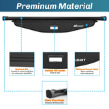 Nilight 2018 2019 2020 2021 2022 2023 2024 Chevy Equinox GMC Terrain Retractable Trunk Cargo Cover With Trunk Storage Net, view 3