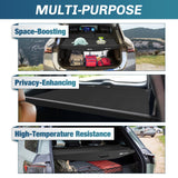 Nilight 2018 2019 2020 2021 2022 2023 2024 Chevy Equinox GMC Terrain Retractable Trunk Cargo Cover With Trunk Storage Net, view 4