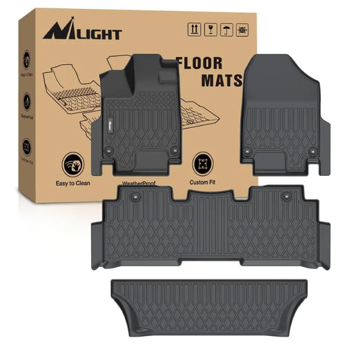 Nilight 2018 2019 2020 2021 2022 2023 2024 2025 Honda Odyssey TPE Floor Mats