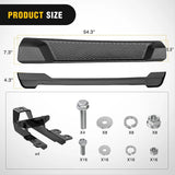 Nilight 2018 2019 2020 2021 2022 2023 2024 Jeep Wrangler JL 2 Door Side Step Nerf Bars 6 Inch ABS Plastic Matte Black Running Boards, view 2