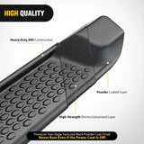 Nilight 2018 2019 2020 2021 2022 2023 2024 Jeep Wrangler JL 4 Door Side Step Nerf Bars 6 Inch ABS Plastic Matte Black Running Boards, view 4