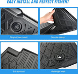 Nilight 2018 2019 2020 2021 2022 2023 Toyota Tacoma Double Cab TPE Floor Mats, view 4
