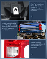 Nilight 2019 2020 2021 2022 2023 Chevy Silverado 1500 2020 2021 2022 2023 Chevy Silverado 2500HD 3500HD Taillight Assembly Rear Lamp Replacement OE Style Passenger Side, view 5