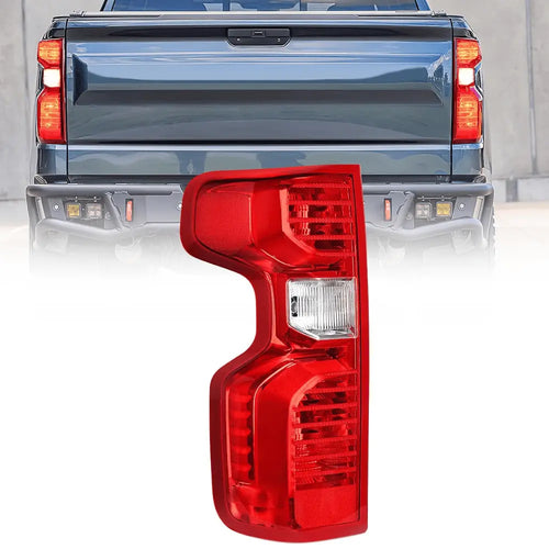 Nilight 2019 2020 2021 2022 2023 Chevy Silverado 1500 2020 2021 2022 2023 Chevy Silverado 2500HD 3500HD Taillight Assembly Rear Lamp Replacement OE Style Driver Side