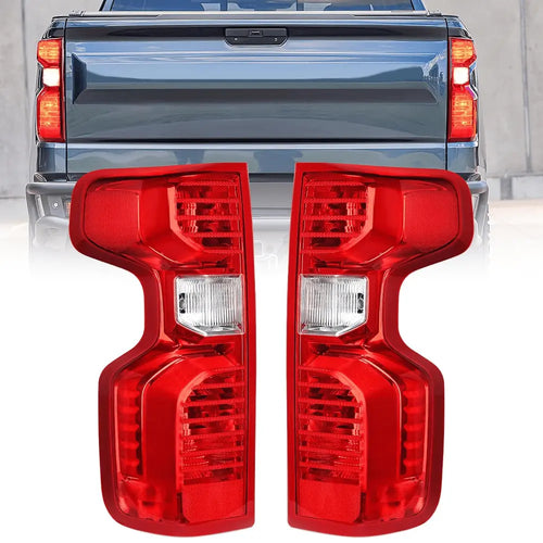 Nilight 2019 2020 2021 2022 2023 Chevy Silverado 1500 2020 2021 2022 2023 Silverado 2500HD 3500HD Taillight Assembly Rear Lamp Replacement OE Style Driver Passenger Side