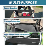 Nilight 2019 2020 2021 2022 2023 Jeep Cherokee Accessories Retractable Trunk Cargo Cover With Trunk Storage Net, view 4