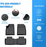 Nilight 2019 2020 2021 2022 2023 2024 Chevy Blazer TPE Floor Mats, view 3